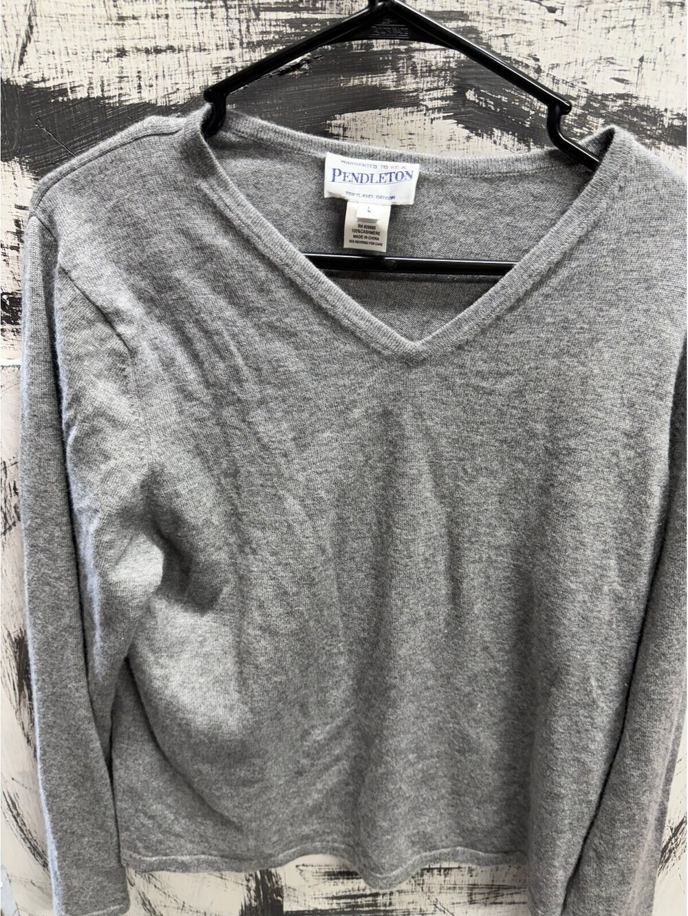 vintage pendleton cashmere sweater shirt